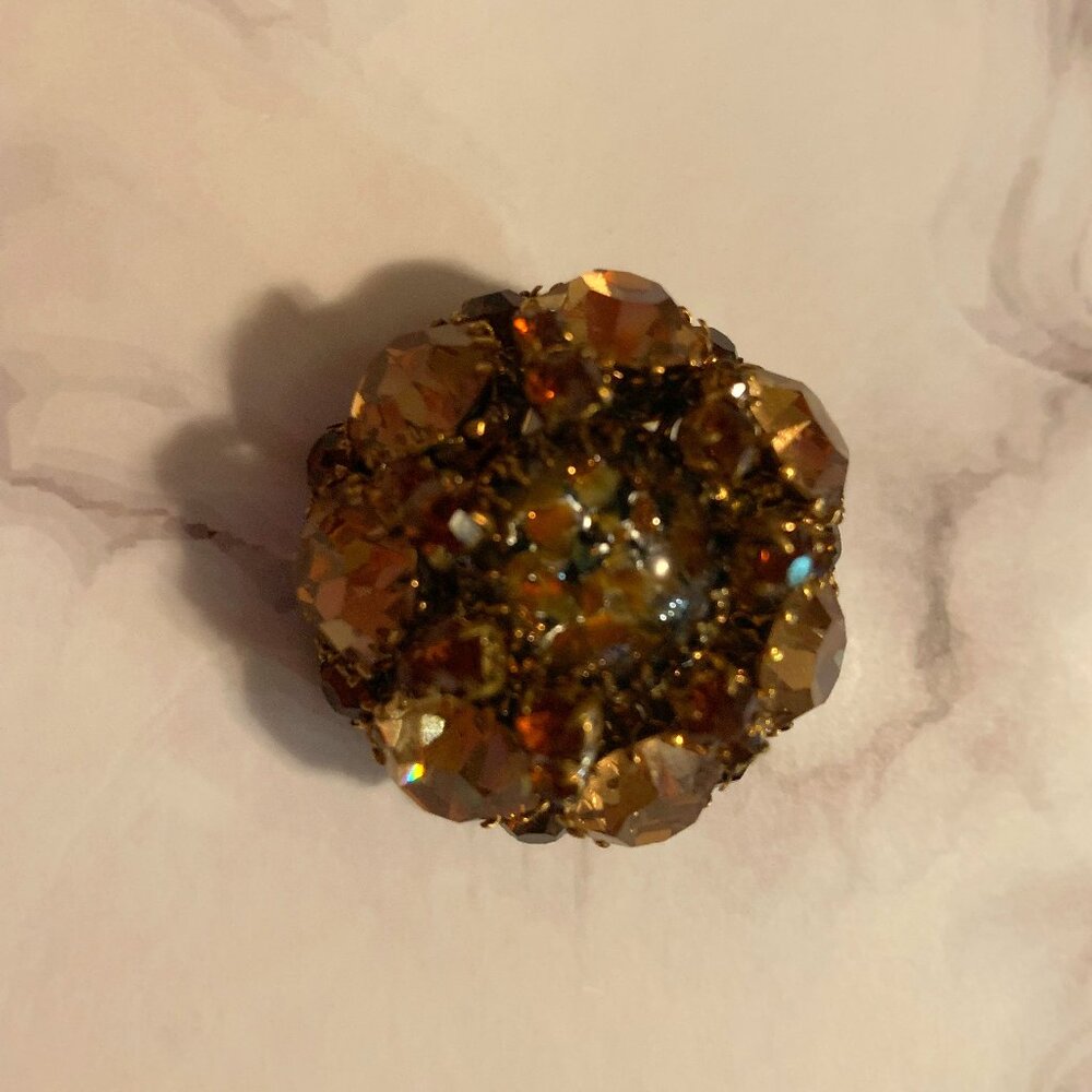 Vintage Austrian Crystal Brooch